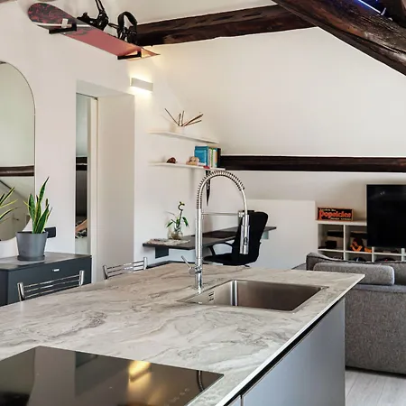 Apartment Loft Rooftop In - 3 Terraces Park Ac Bbq Como
