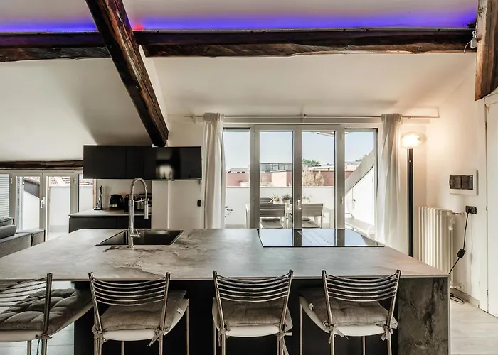 Loft Rooftop In - 3 Terraces Park Ac Bbq * Como