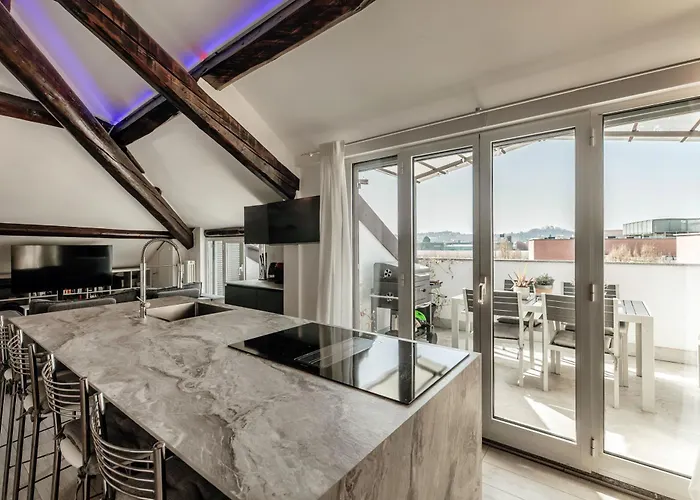Διαμέρισμα Loft Rooftop In - 3 Terraces Park Ac Bbq Όπως